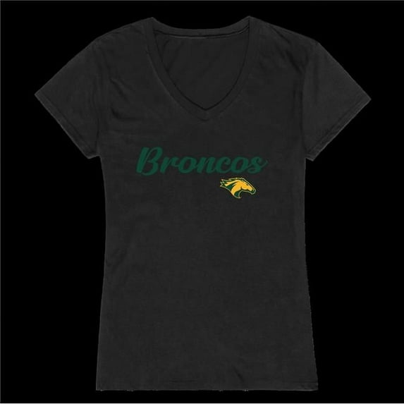 California Polytechnic State University Pomona Broncos Script T-Shirt, Black - Large