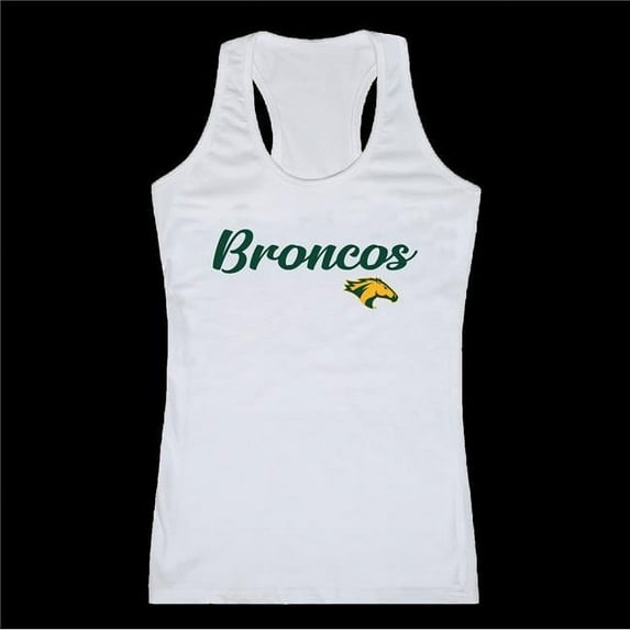 California Polytechnic State University Pomona Broncos Script Tank Top, White - 2XL