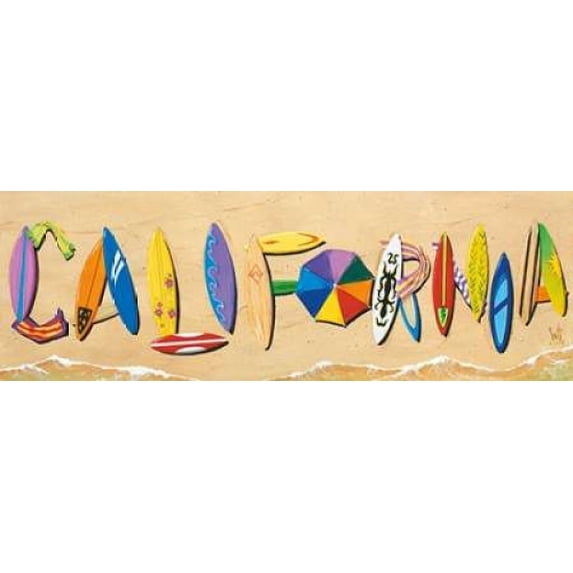 California Poster Print by Scott Westmoreland (12 x 36)