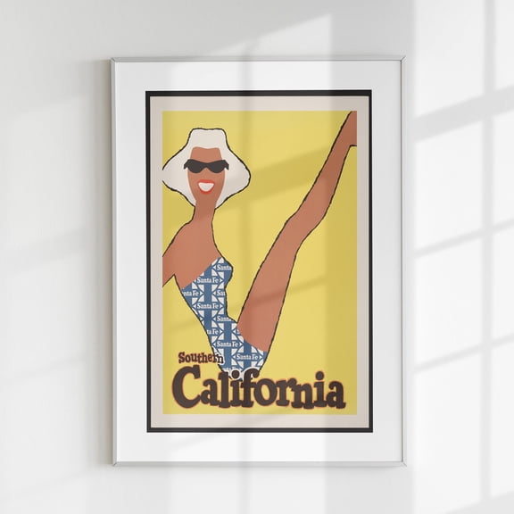 California Poster Wall Art, Travel Poster, American Print, Vintage California Poster, Usa , Poster Print Only