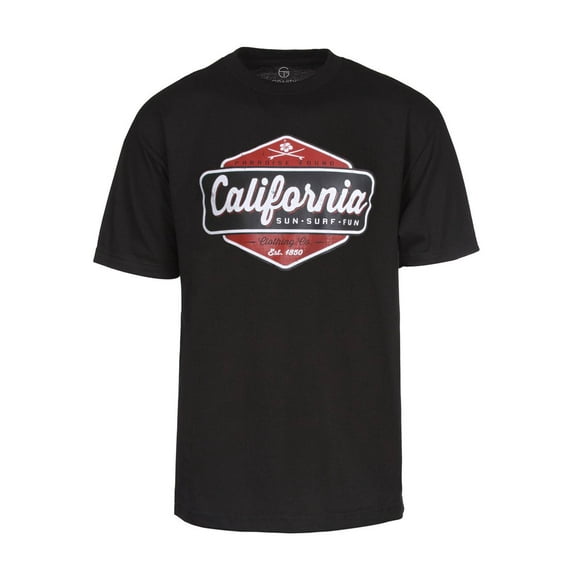 California Pride Mens Short-Sleeve T-Shirts - Sun Surf Fun - Small