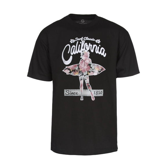 California Pride Mens Short-Sleeve T-Shirts - Surfer Girl - 2X-Large