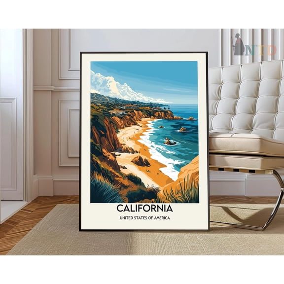 California Print, Californiacalifornia Poster, California Photo, California Poster Print, California, California Usa Wall Art, Modern Wall Decor, 16x24 UNFRAMED