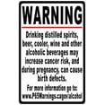 thumbnail image 1 of California Prop 65 Alcohol Warning Sign, 1 of 1