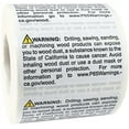 thumbnail image 1 of California Proposition 65 Exposure to Wood Dust Warning Labels | 1 x 2" inch - 500 Pack | InStockLabels.com, 1 of 3