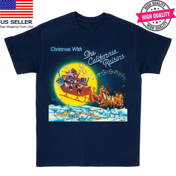 Calafornia Raisens California Raisins Christmas Family Gift T-Shirt - Walmart.com
