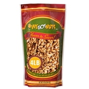 We Got Nuts California Raw Walnuts, Unsalted No Shell Halves and Pieces, Kosher, 4 lb, 64 oz, Resealable Bag