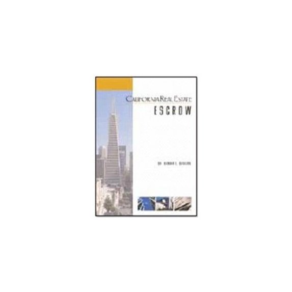 Pre-Owned California Real Estate Escrow (Paperback) 1427763828 9781427763822