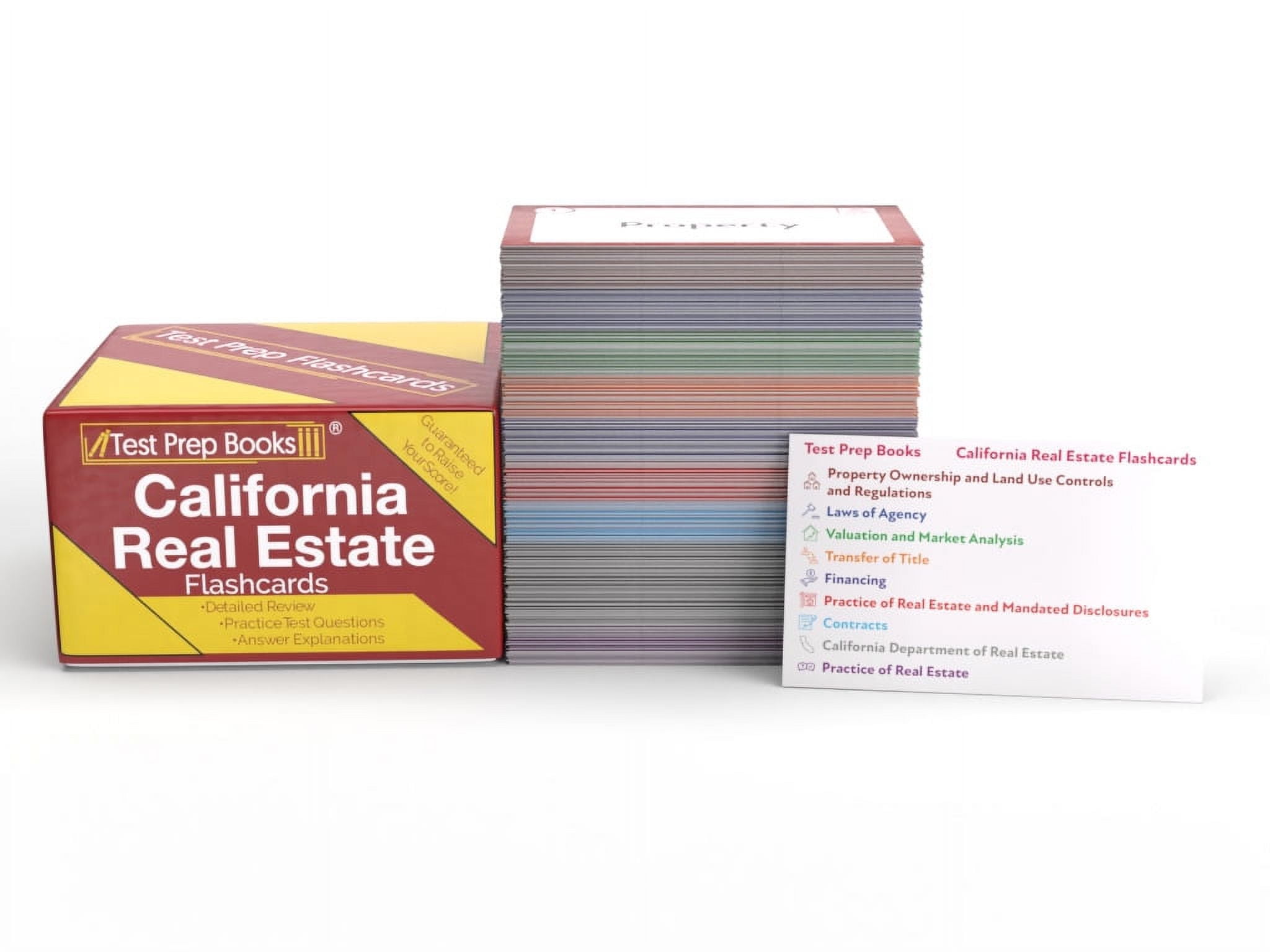 California Real Estate Exam Prep Study Cards 2024-2025: Review and