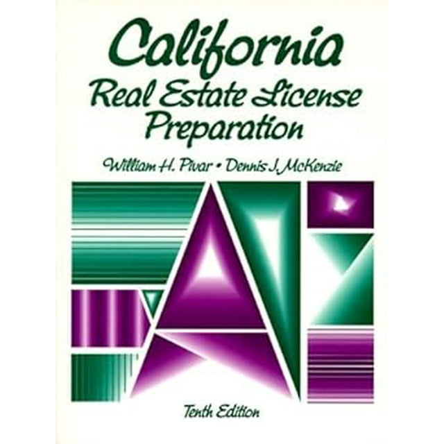 California Real Estate License Preparation Text