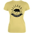 thumbnail image 1 of California Republic Banner Yellow Juniors Soft T-Shirt - Large, 1 of 1