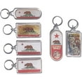 thumbnail image 1 of California Republic Bear Keychain Collection 6 Pack Set. State Flag, State Map, Lucky Penny, 1 of 2