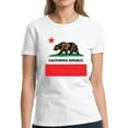 thumbnail image 1 of California Republic Bear Shirt for Women - S M L XL 2XL 3XL Cali Graphic Tee - Western USA State California Ladies T-Shirt Gift, 1 of 2