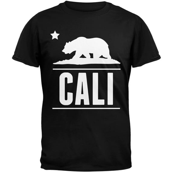 California Republic Cali Black T-Shirt - Small