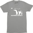 thumbnail image 1 of California Republic Flag Cali CA Grizzly Distressed Bear Men's Tee, 1 of 4