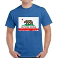 thumbnail image 1 of California Republic Flag T-Shirt for Men - S M L XL 2XL 3XL 4XL 5XL USA State Graphic Tee - California Clothes Collection Funny Cali Gift for Men, 1 of 2