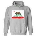 thumbnail image 1 of California Republic Flag Unisex Hooded Sweatshirt - USA State California Republic - Funny Cali Hoodie for Women for Men, 1 of 2