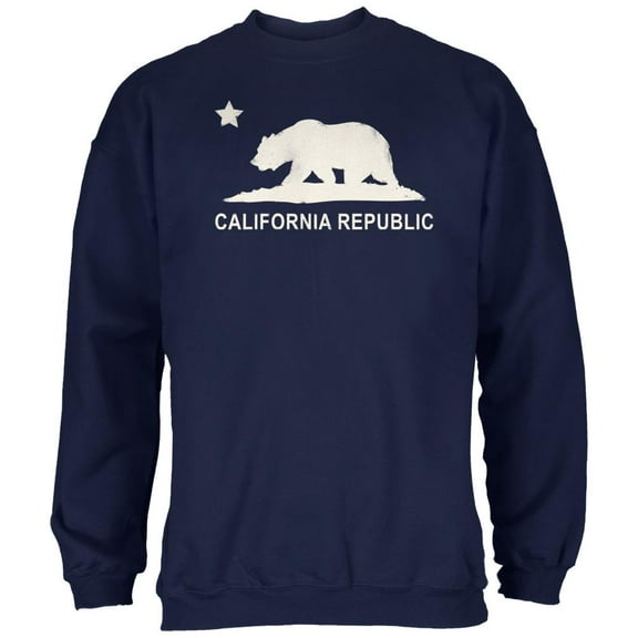 California Republic Navy Adult Sweatshirt - Large