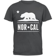 كاليفورنيا جمهورية NorCal رمادي تي شيرت - صغير