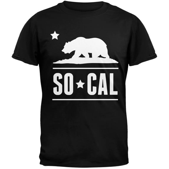 California Republic SoCal Black T-Shirt - Small