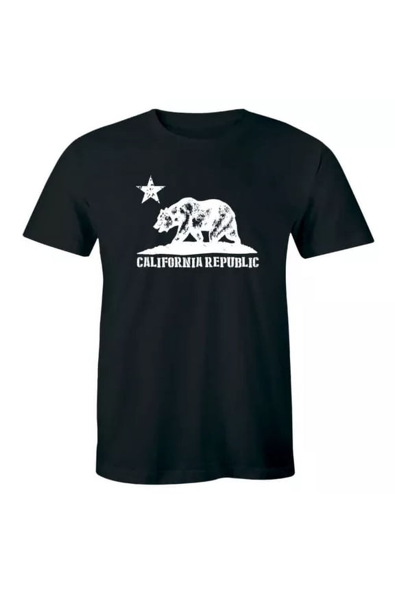 California Republic State Grizzly Distressed Bear T-shirt Gift, Unisex T-Shirt