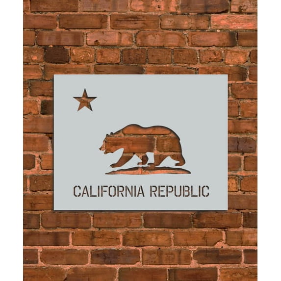 California Republic Stencil