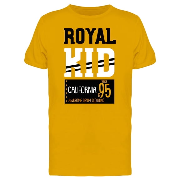 California Royal Kid Graphic Tee Men's -Image by Shutterstock