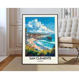 California San Clemente Coast Poster , Poster Print Only - Walmart.com