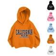 thumbnail image 1 of California San Francisco Hoodies for Girl Casual Long Sleeve Loose Graphic Hooded Sweatshirt Kids Pullover Tops, 1 of 1