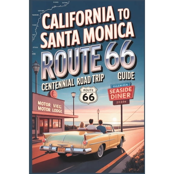 The Route 66 Centennial Travel California to Santa Monica Route 66 Centennial Road Trip Guide 2026: Coastal Drives, Historic Stops, Dining & Arriva, (Paperback)