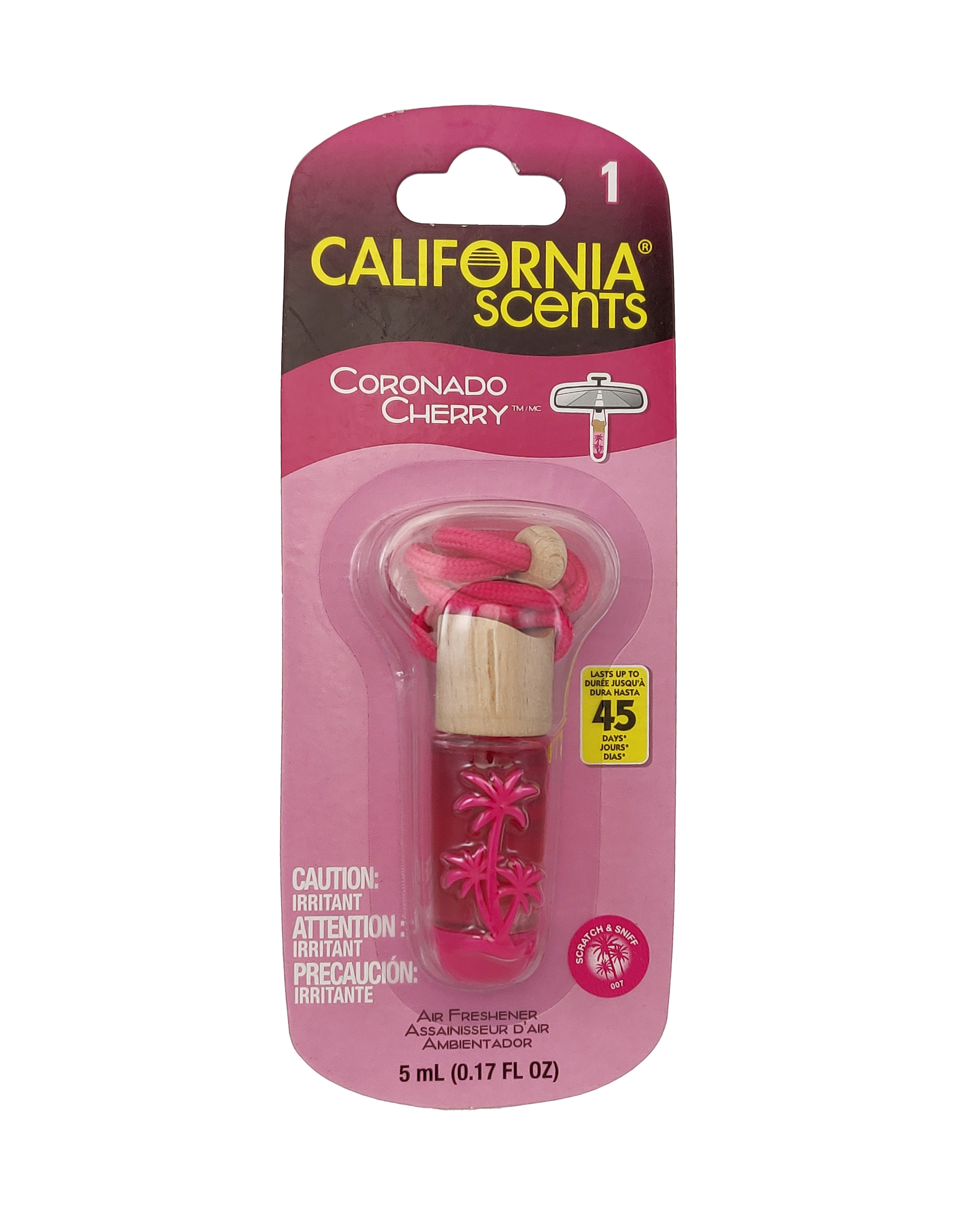 California Scents Air Fresheners Hanging Vial Necklace Coronado