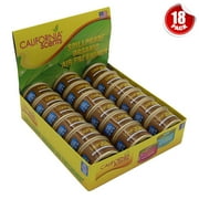 California Scents Car Air Freshener Capistrano Coconut Organic Spill Proof Can 18-Pack