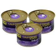 California Scents Car Air Freshener Monterey Vanilla Organic Spill Proof Can New 3-Pack