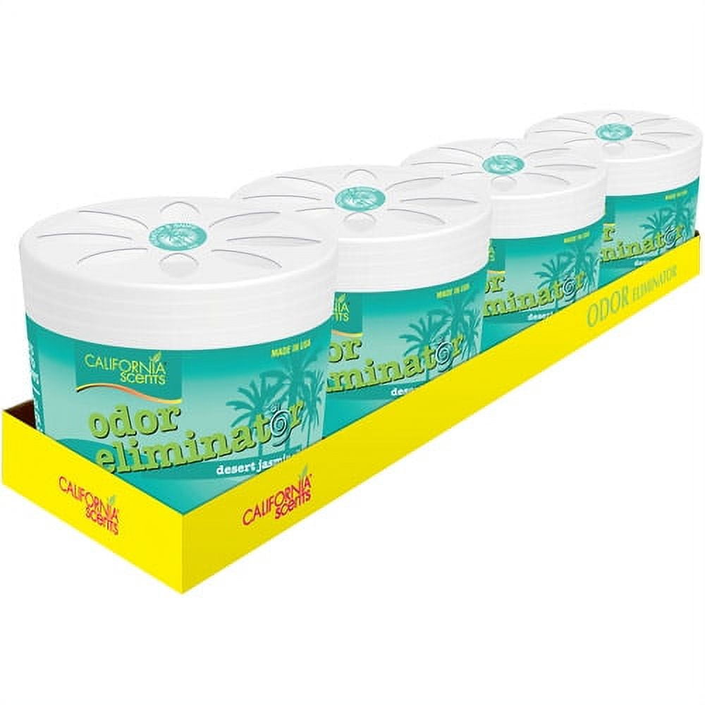 California Scents Odor Eliminator 5.2 oz, 4Unit Pack, Desert Jasmine