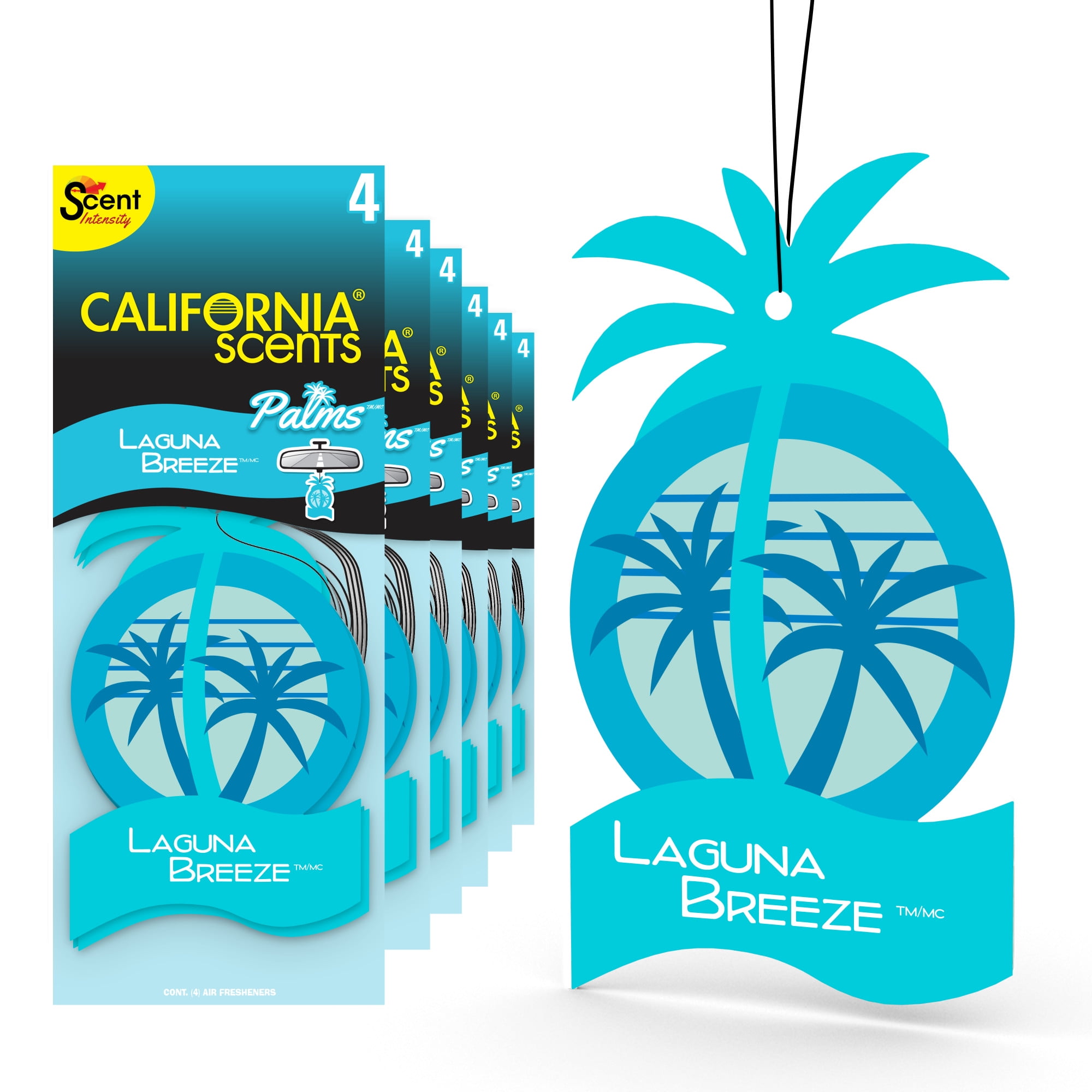 California Scents Palms Paper Laguna Breeze Air Freshener