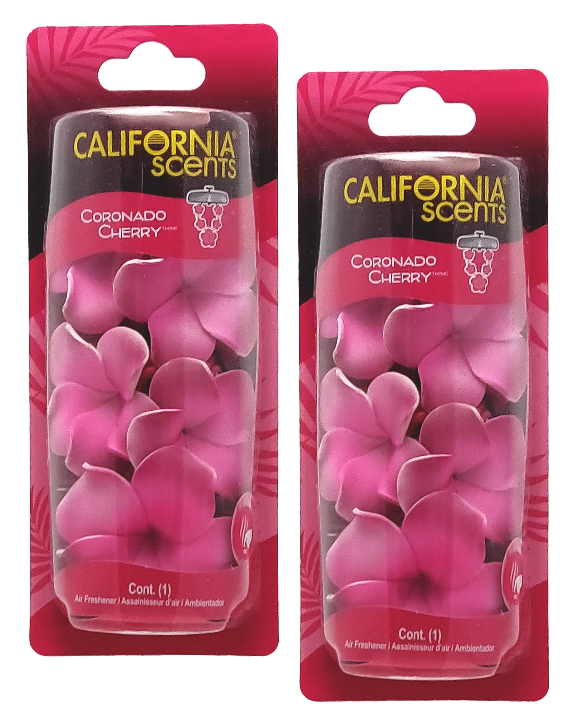 California Scents Air Freshener NEW SCENTS!! SET OF 3 (CORONADO CHERRY)