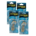 thumbnail image 1 of California Scents Scented Sandal Hanging Air Freshener, California Clean Scent Car Air Freshener - Odor Eliminator for Strong Odor - Flip Flop Car Fresheners, 4 Packs, 1 of 1