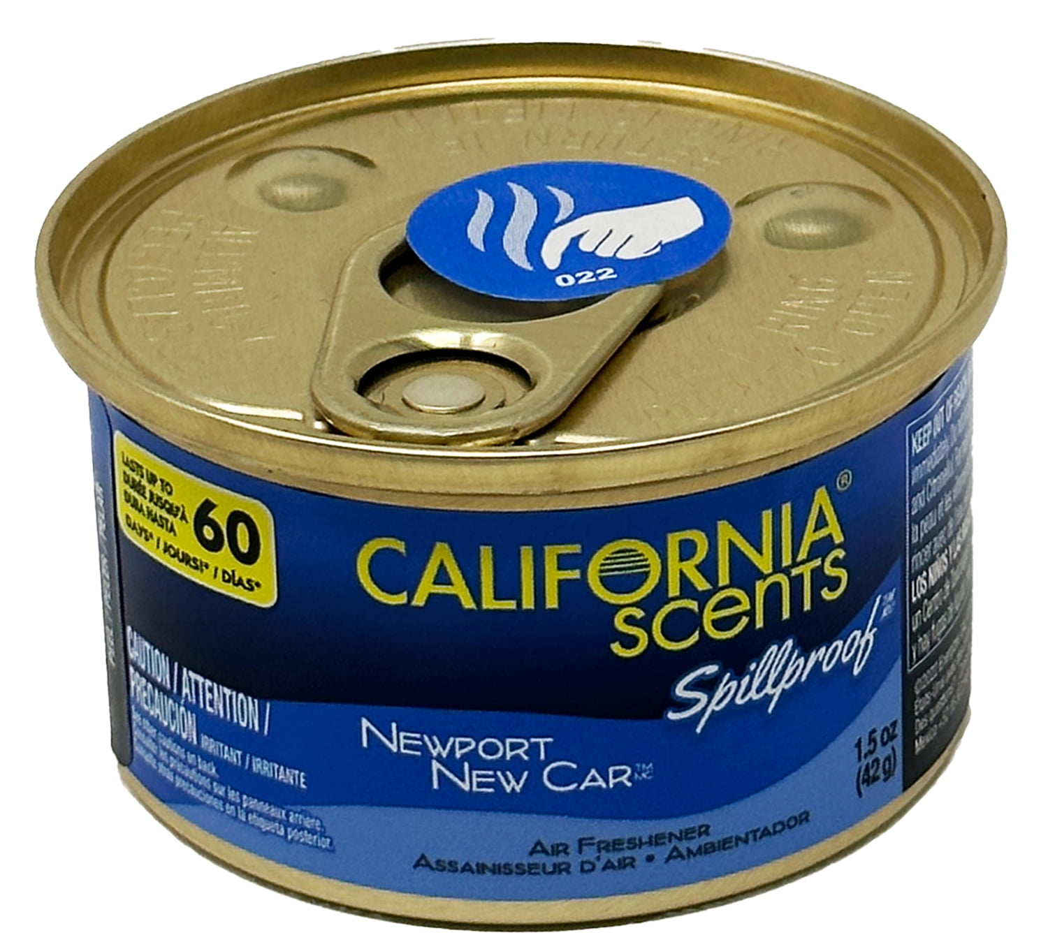 California Scents Car Fragrance Spillproof Can Organic Air Freshener Scent  New