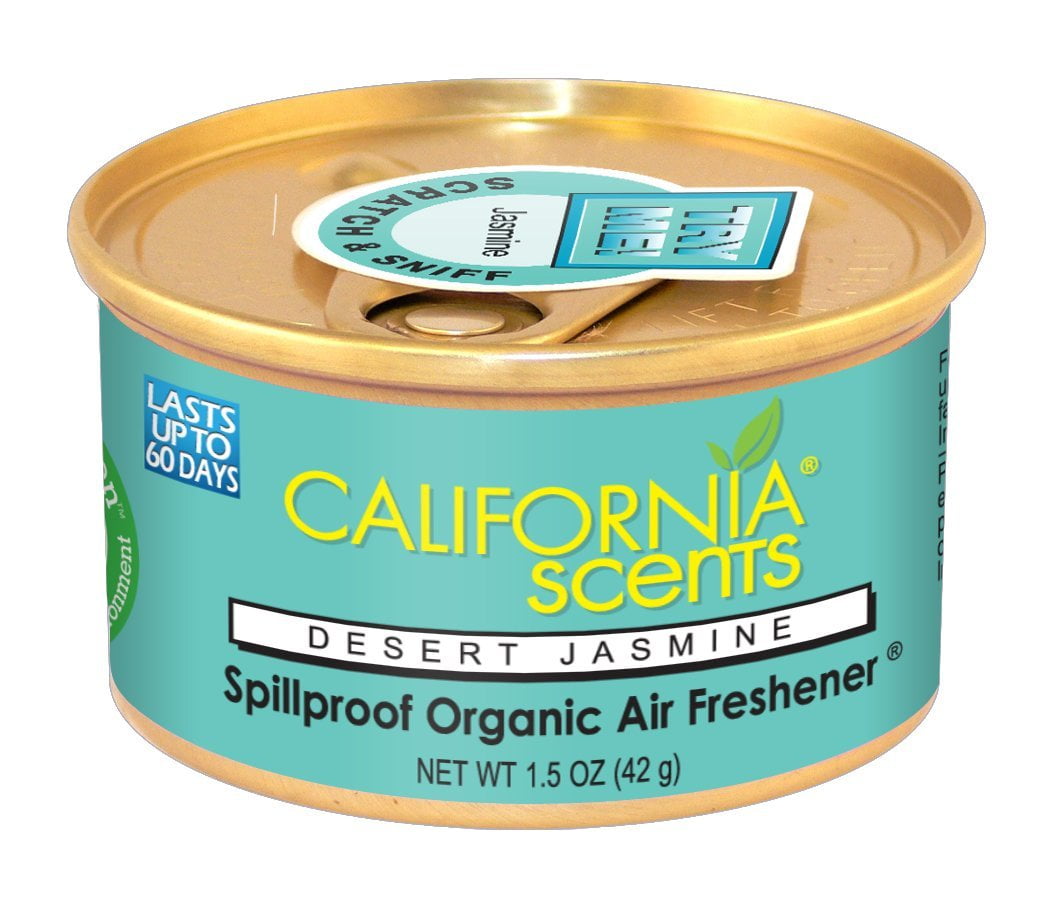 California Scents Car Home Organic Spill Proof Air Freshener Tin Can Multi  Packs
