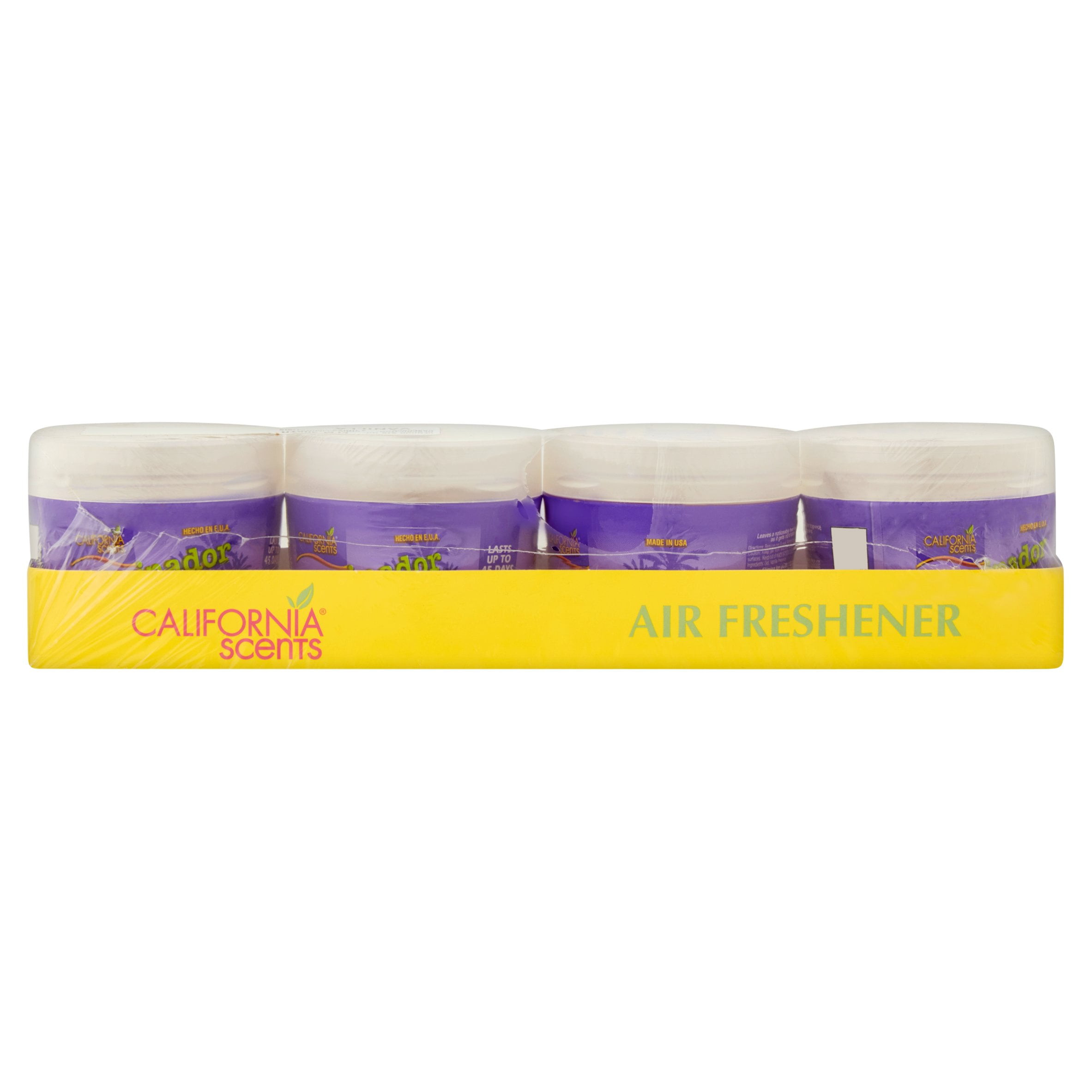 California Scents Vanilla Air Freshener, 4 count