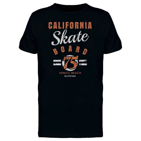 California Skate Board 75 T-Shirt Men -Image by Shutterstock, Male 3X-Large