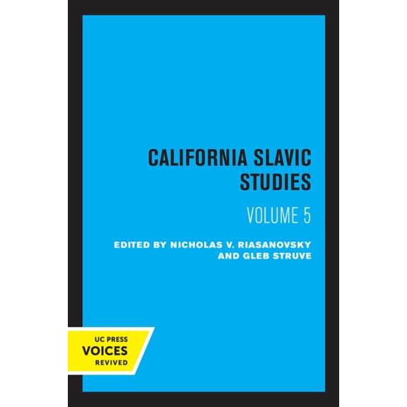 California Slavic Studies, Volume V, (Paperback)