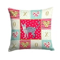 thumbnail image 1 of California Spangled 1 Cat Love Fabric Decorative Pillow Red, 1 of 4