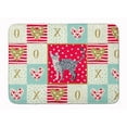 thumbnail image 1 of California Spangled 1 Cat Love Machine Washable Memory Foam Mat Red, 1 of 4
