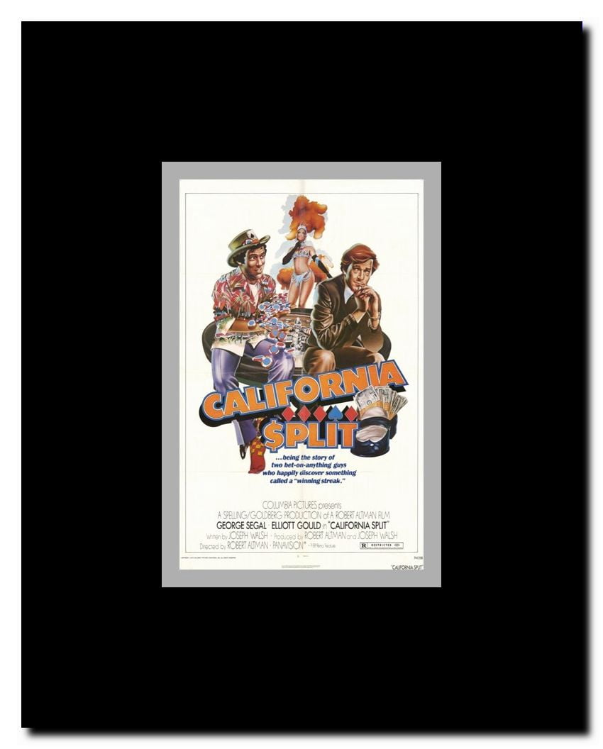 California Split Framed Movie Poster