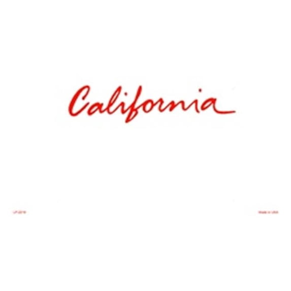California State Background Blanks Flat- Automotive License Plates Blanks for Customizing