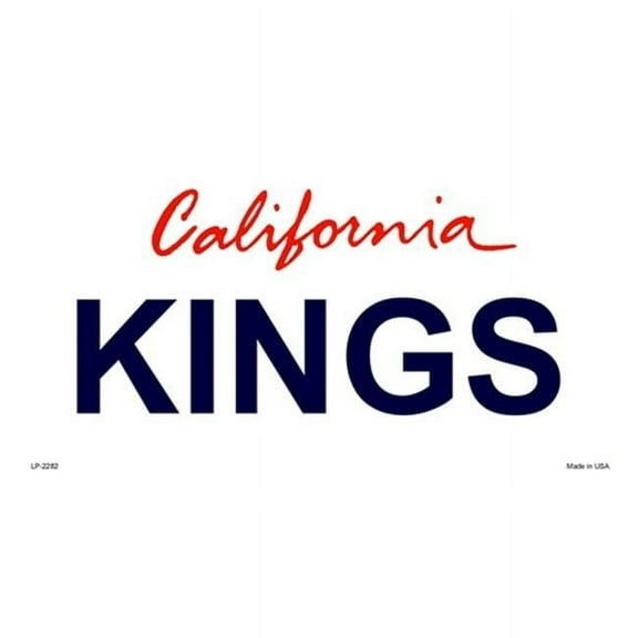 LP-2282 California State Background License Plates- Kings