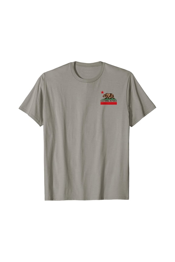 California State Bear Flag Logo Graphic T-Shirt