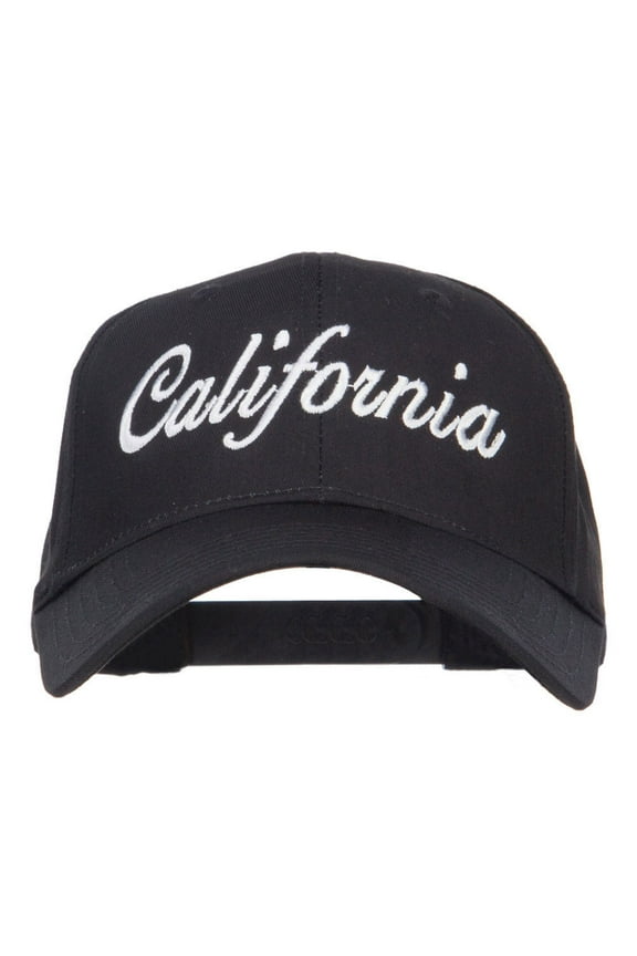 California State Embroidered Cotton Twill Cap - Black OSFM