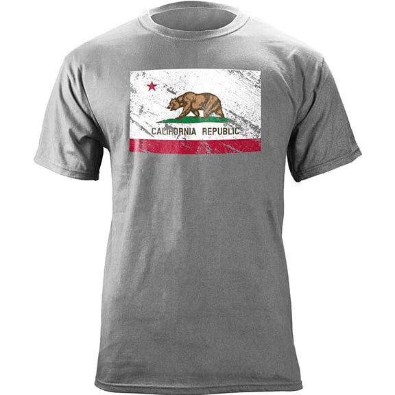 California State Flag Distressed T-Shirt